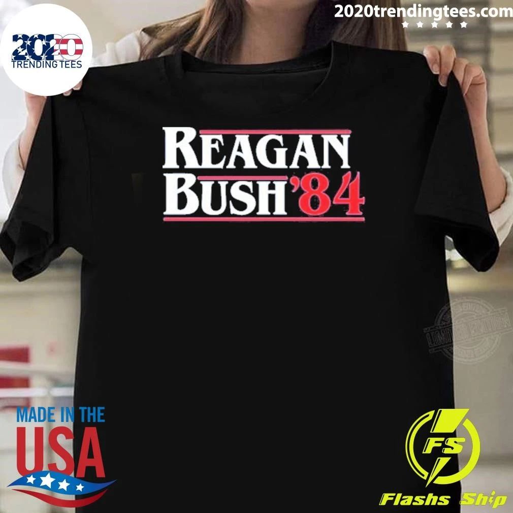 Reagan Bush ’84 1984 Campaign History Shirt