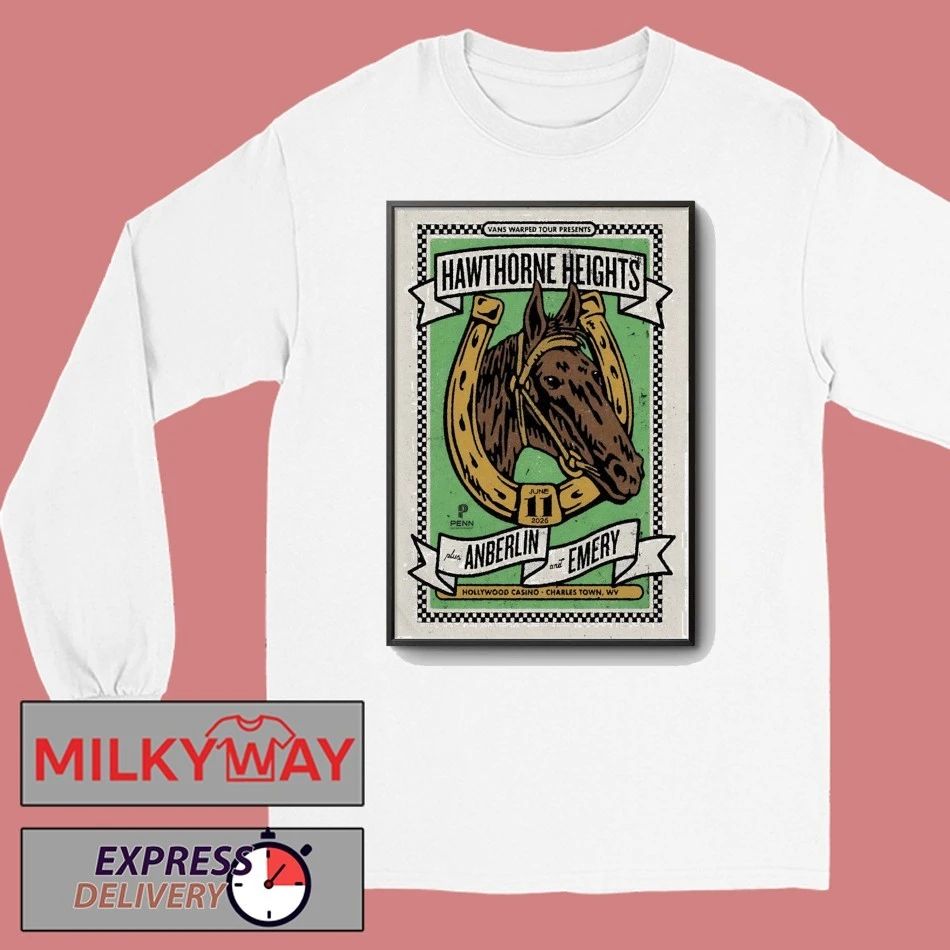 Hawthorne Heights Hollywood Casino At Charles Town Races in Charles Town WV June 11 2026 Poster shirt