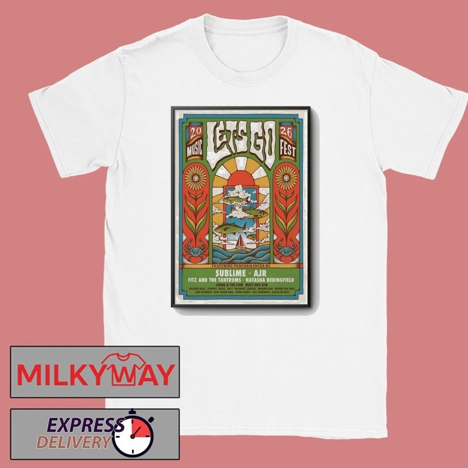 Let’s Go! Music Fest 6 5-6 6 2026 Crownsville MD Poster shirt