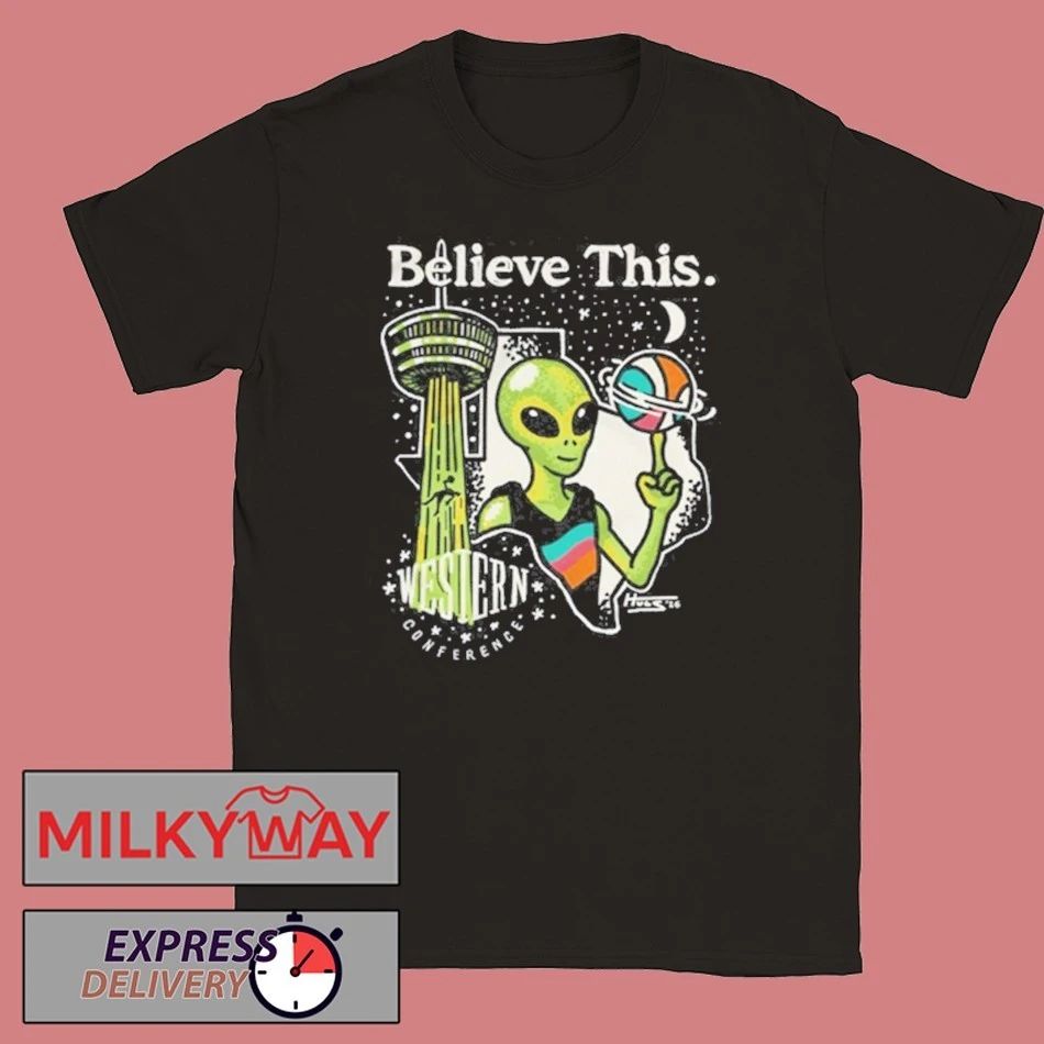 Alien Spurs Believe This Western Conference 2026 Shirt