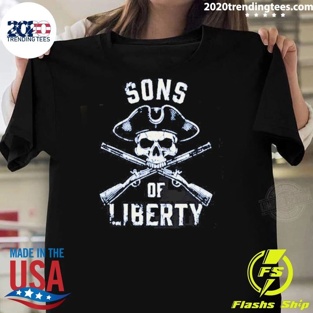 Sons Of Liberty Skull Gun Shirt