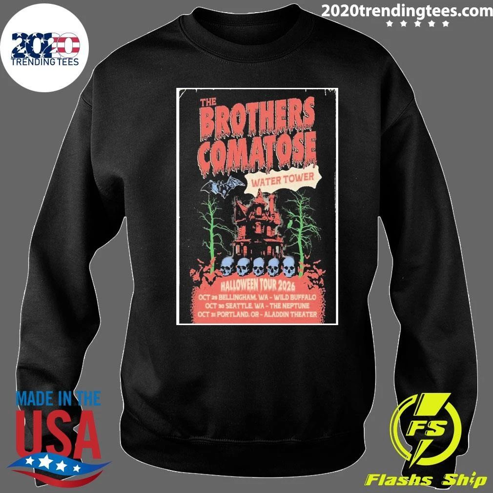The Brothers Comatose Water Tower Halloween 2026 Tour Shirt
