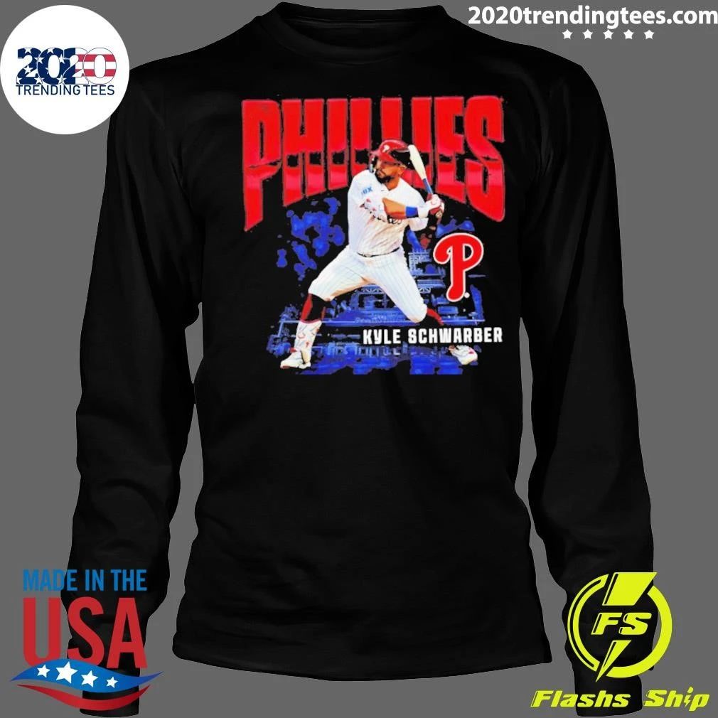 Philadelphia Phillies Kyle Schwarber Enlarged Player Graphic Shirt