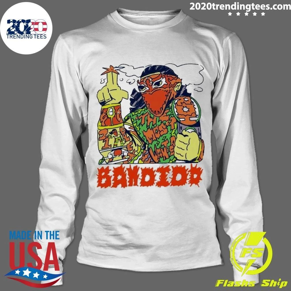 Bandido Lucha Libre Wrestler Most Wanted Suplex Retro Wrestling Shirt