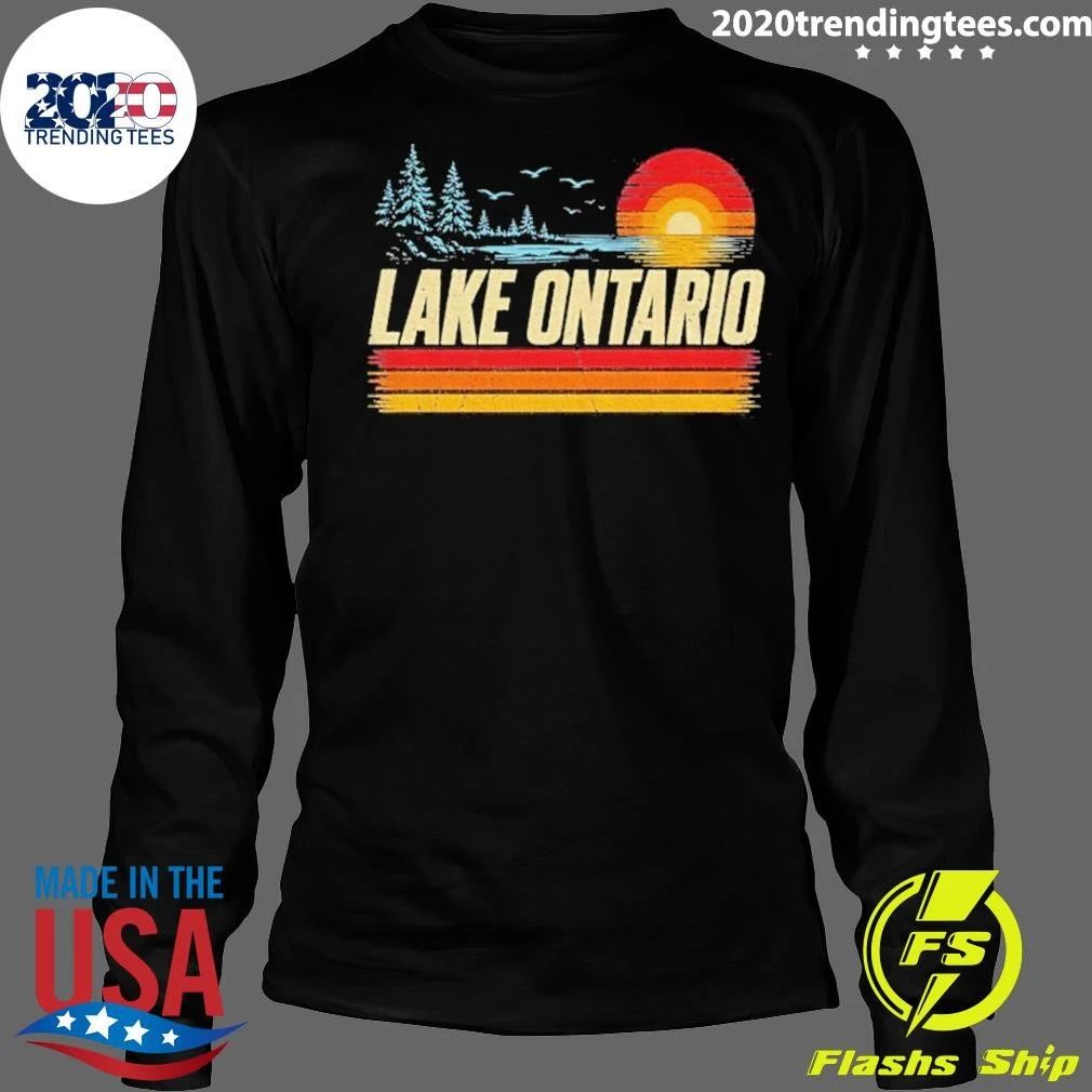 Lake Ontario Great Lakes Sunset Graphic shirt