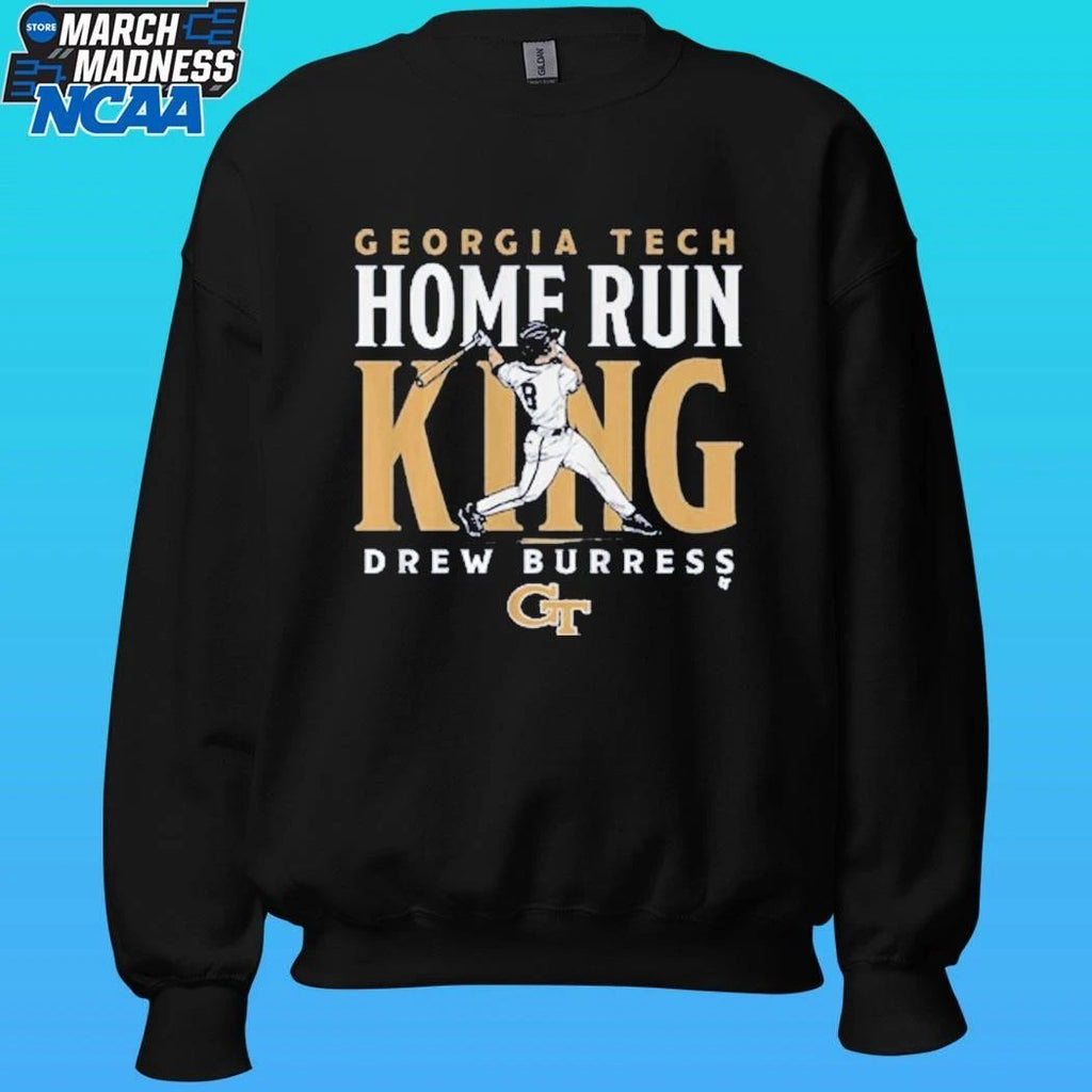 Georgia Tech Baseball Drew Burress Home Run King Shirt