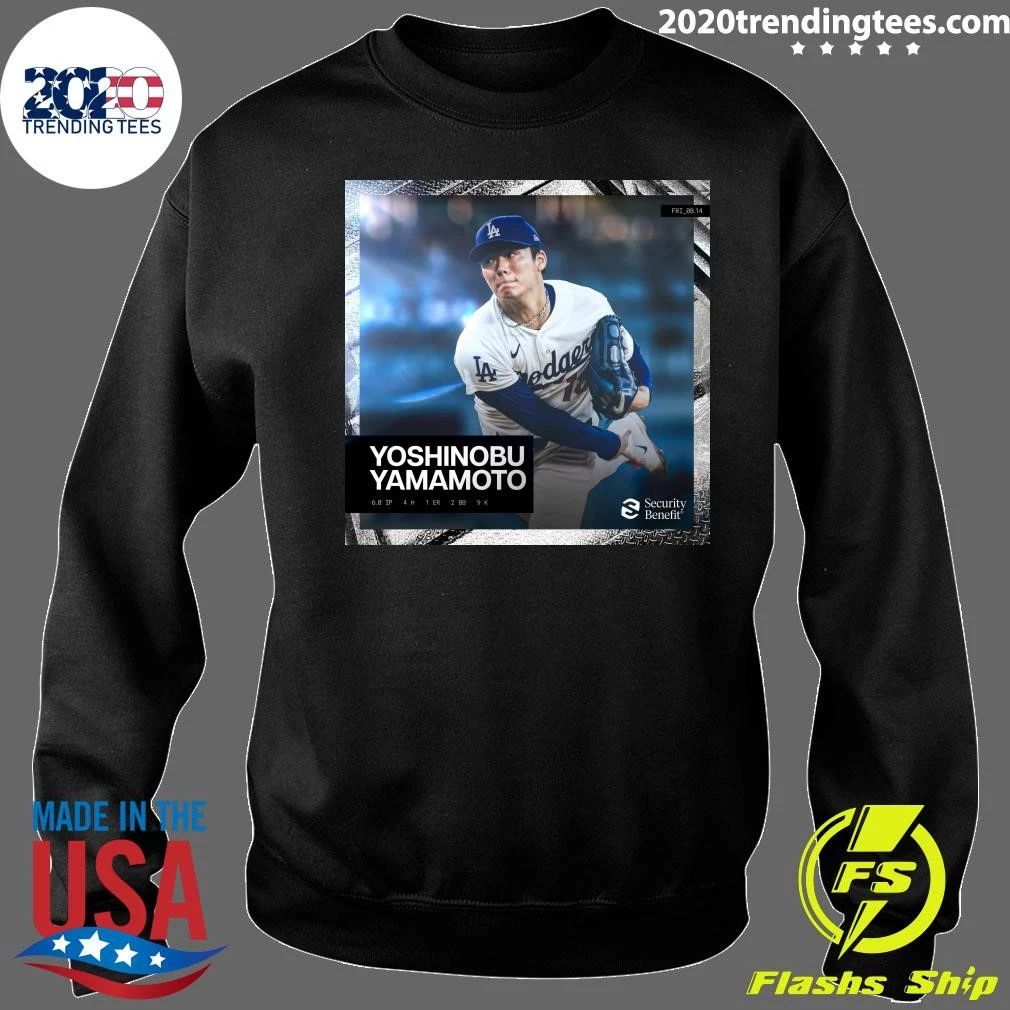 Yoshinobu Yamamoto in Los Angeles Dodgers 2026 Shirt