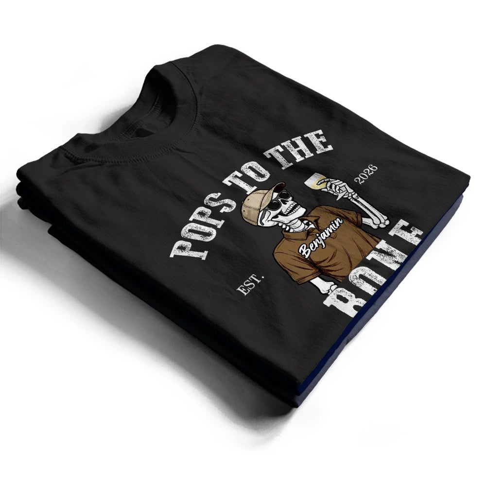 Dad To The Bone - Personalized T Shirt