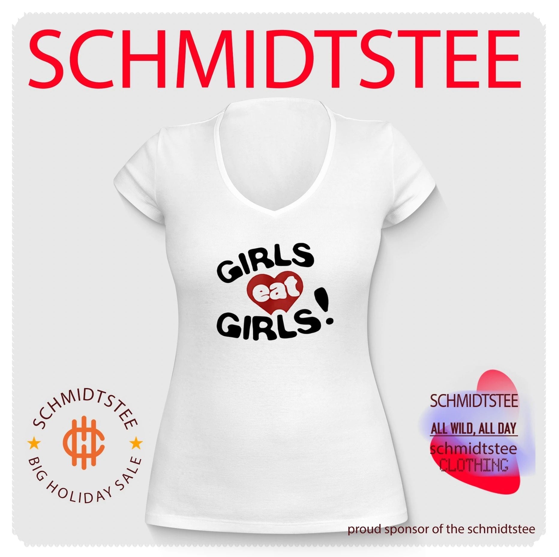 Girls eat girls heart shirt