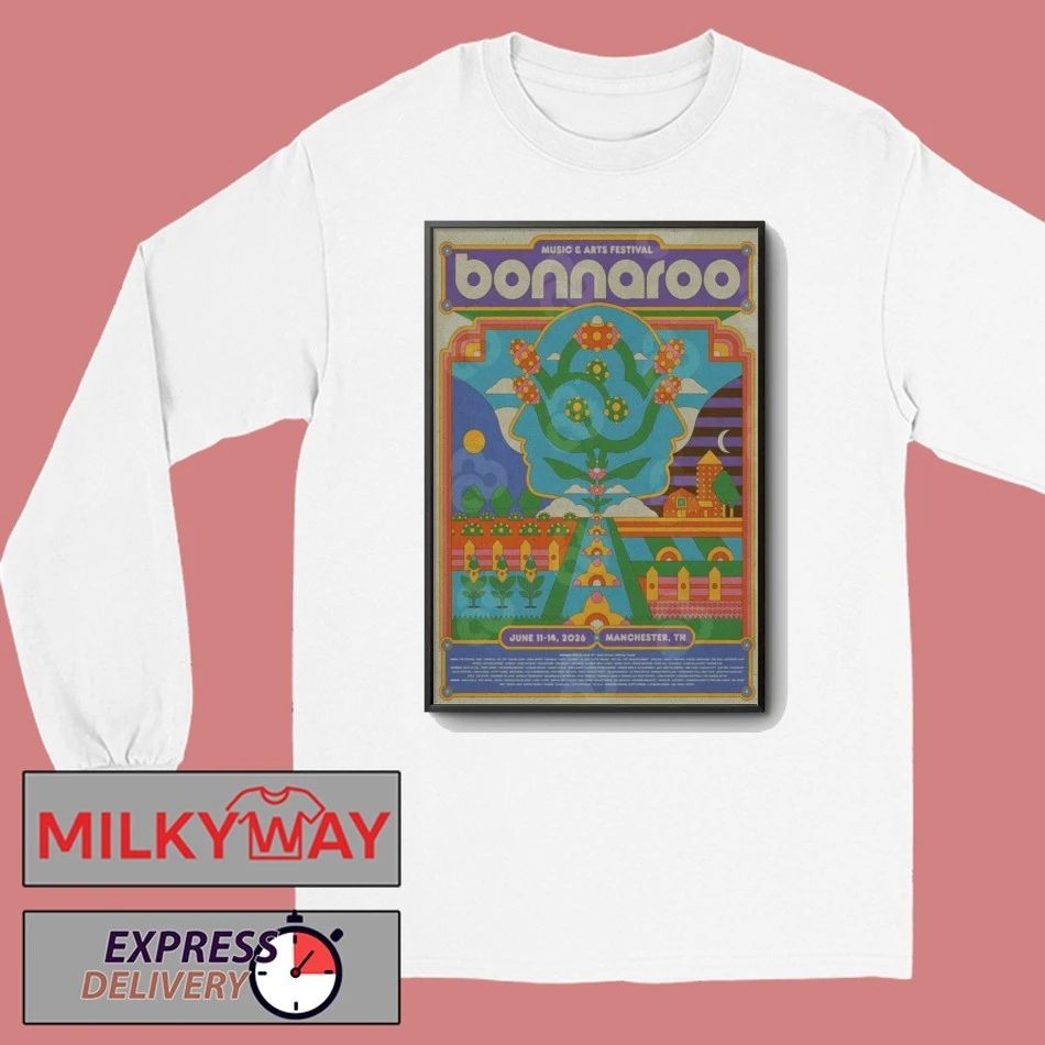 SHOW Bonnaroo 2026 Manchester Poster LIMITED shirt