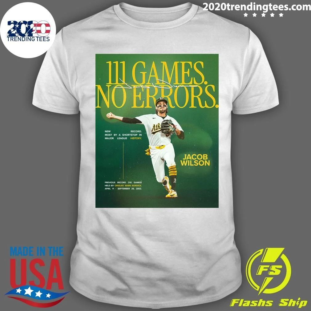 Jacob Wilson 111 Games No Errors Shirt