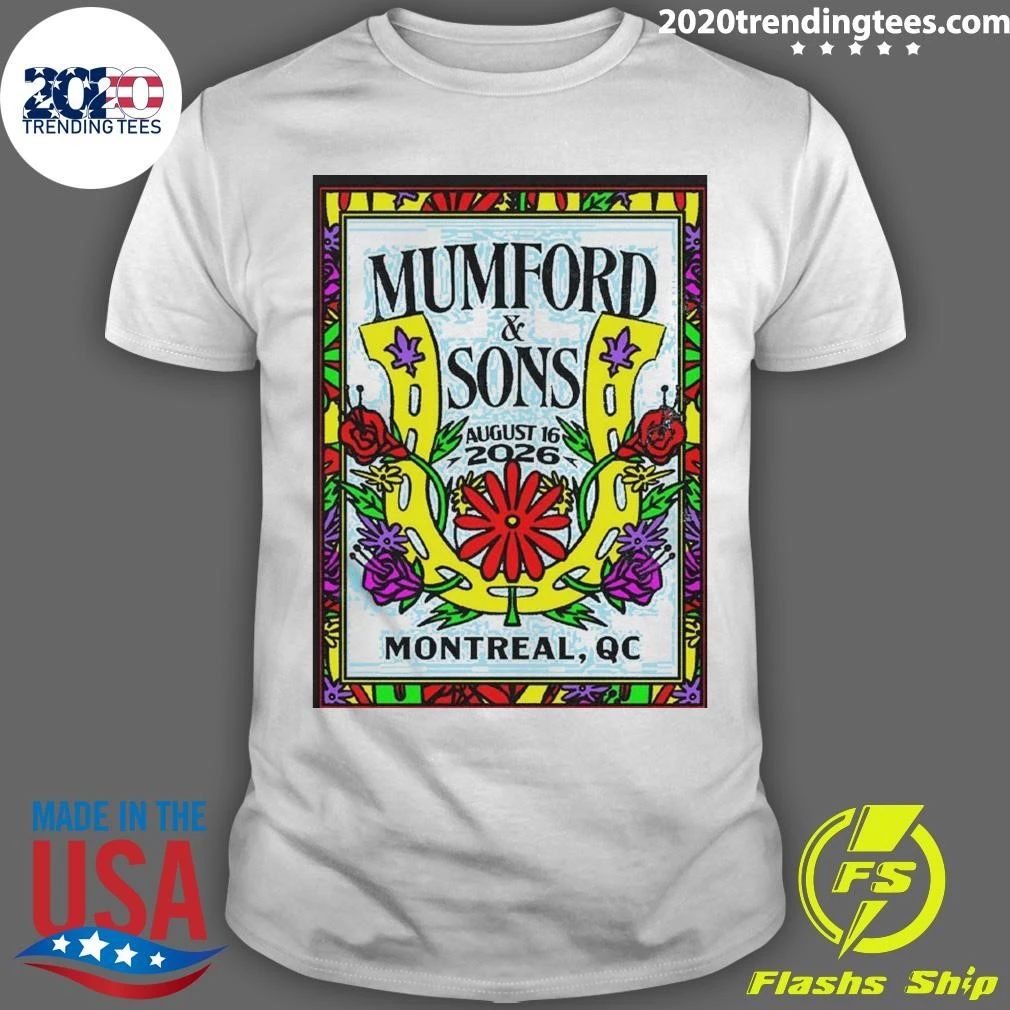 Mumford And Sons Montreal 2026 Shirt