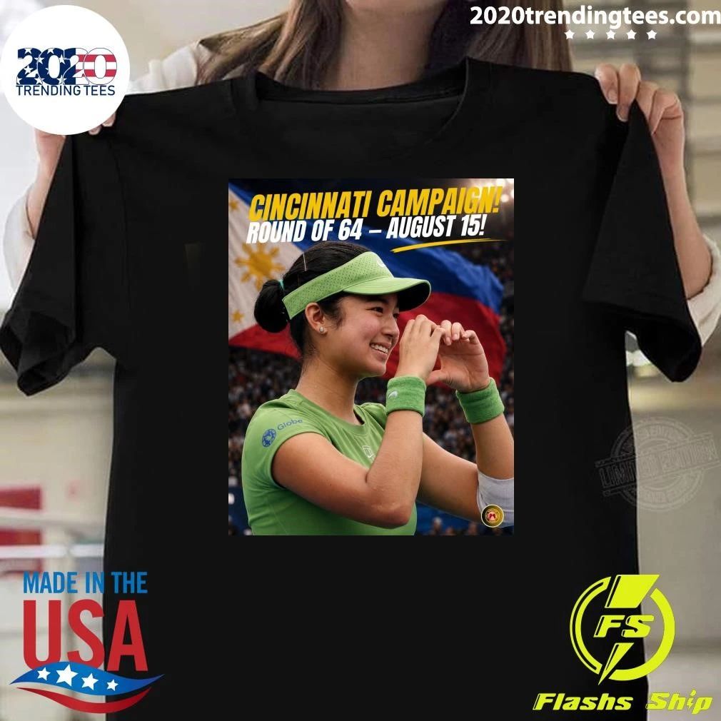 Alexandra Eala Cincinnati Campaign Round Of 64 August 15 Shirt