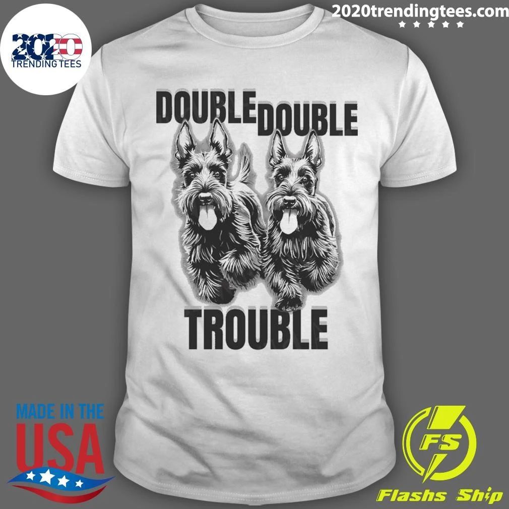 Double Trouble Scottie Dog Tee Shirt