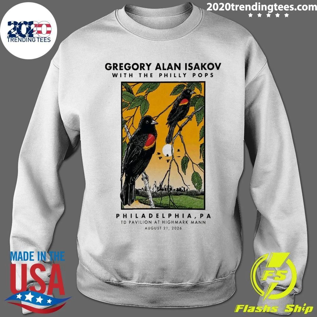 Gregory Alan Isakov In Philadelphia PA On August 21 2026 Shirt