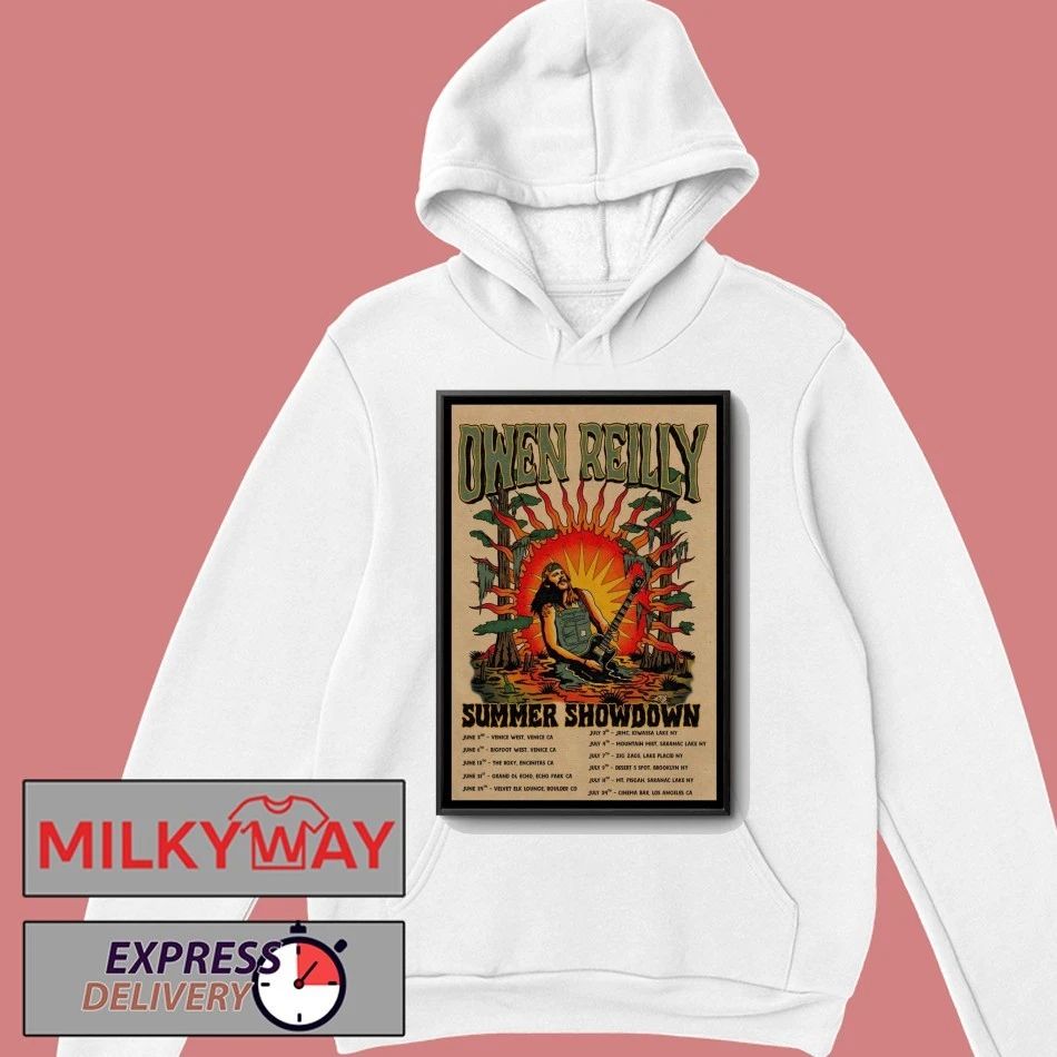 Owen Reilly Summer Showdown Tour 26 Poster shirt