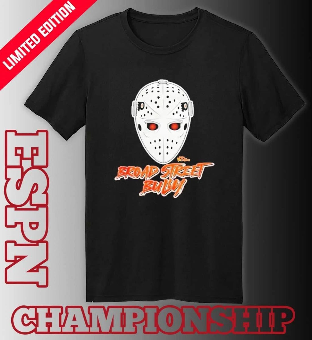 Philadelphia Flyers Hockey Mask Broad Street Bullies Playoffs Shirt