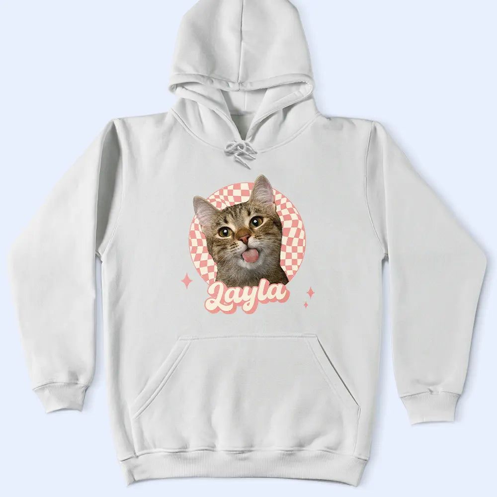 Custom Photo Vintage Dog Cat Pet - Personalized T Shirt