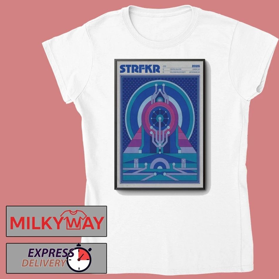 STRFKR Tour 2026 in Alaska Poster shirt