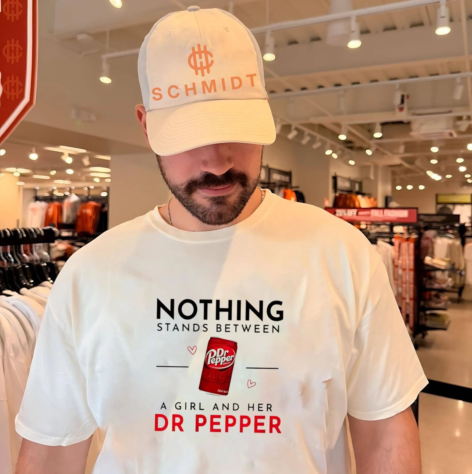 Nothing stands between a girl and her Dr Pepper shirt