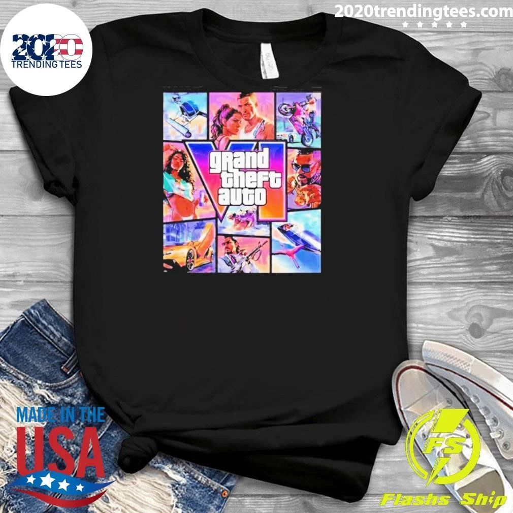 Gta 6 Vice City Stories Graphic Shirt