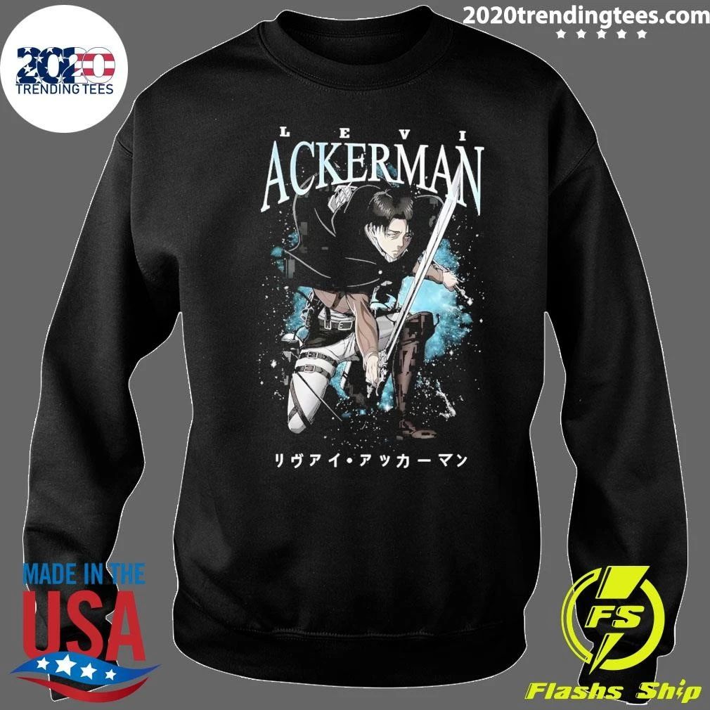 Levi Ackerman Captain Levi Vintage 90s Bootleg Oversized AOT Attack On Titan Anime Shirt