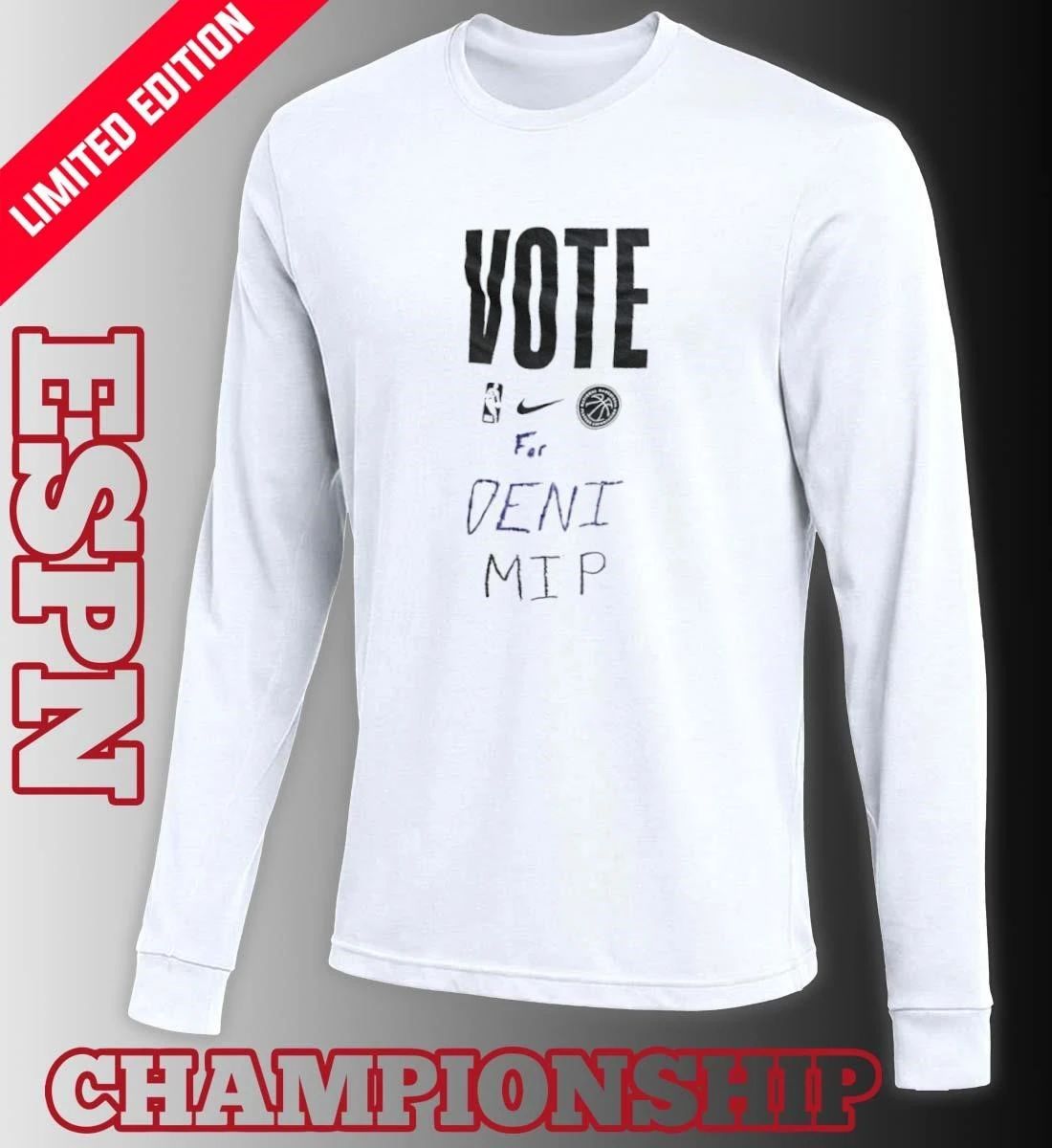 Trail Blazers Deni Avdija Vote Deni For MIP Shirt