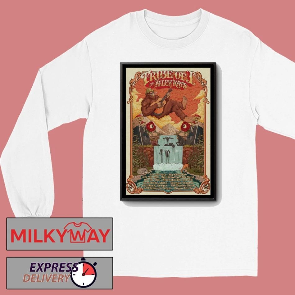 Tribe of I and The Alley Kats Tour 2026 Poster shirt