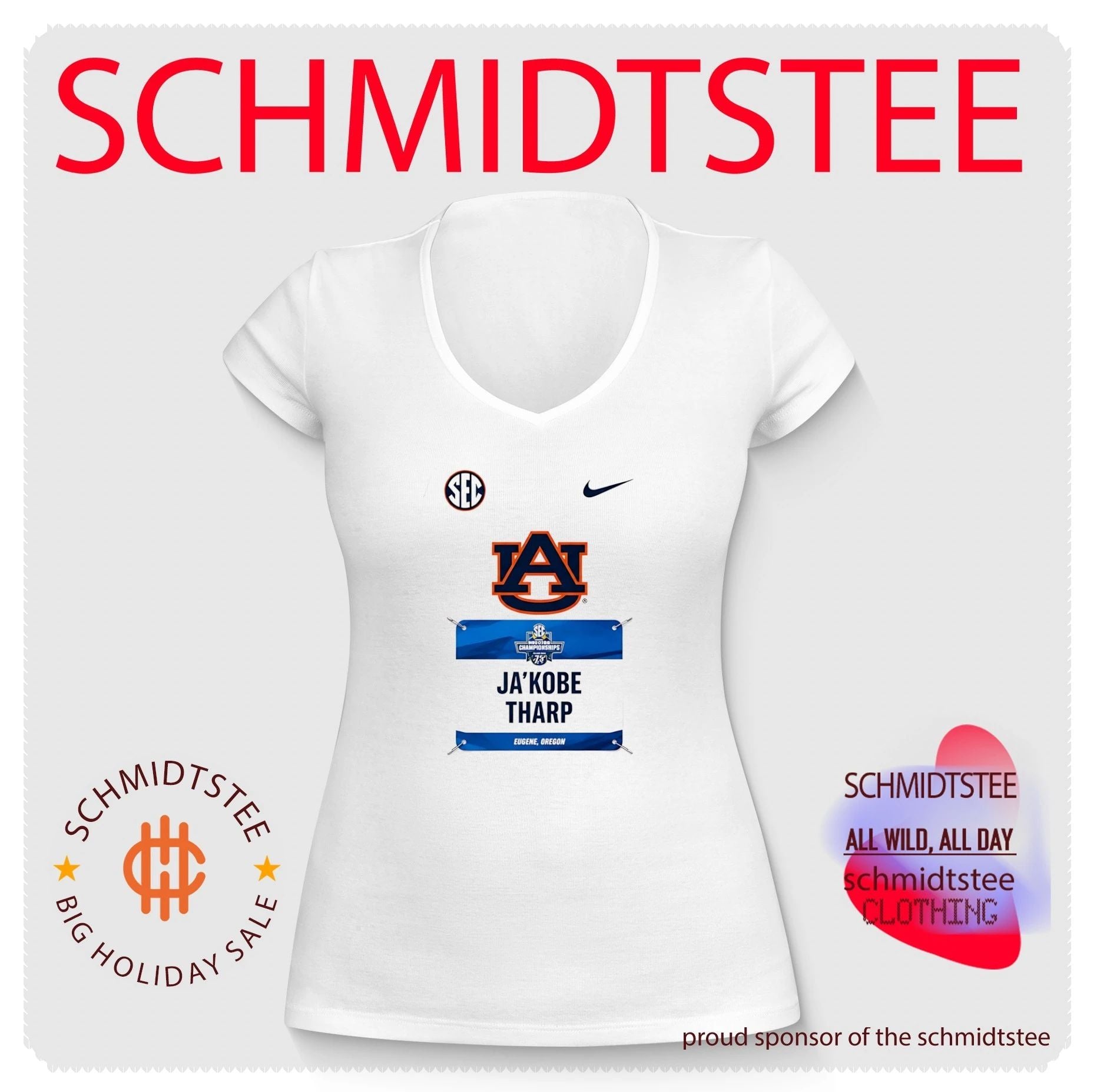 Ja’Kobe Tharp 110m Hurdles World Record shirt