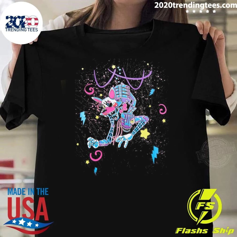 HEX x FNaF BTS Blacklight Mangle Shirt