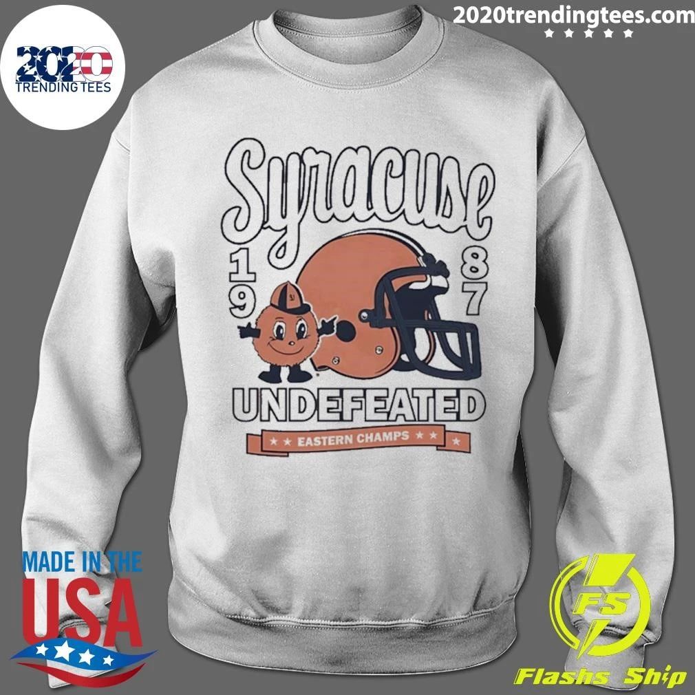 Syracuse 1987 Undefeated Eastern Champs Syracuse Orange Football Shirt
