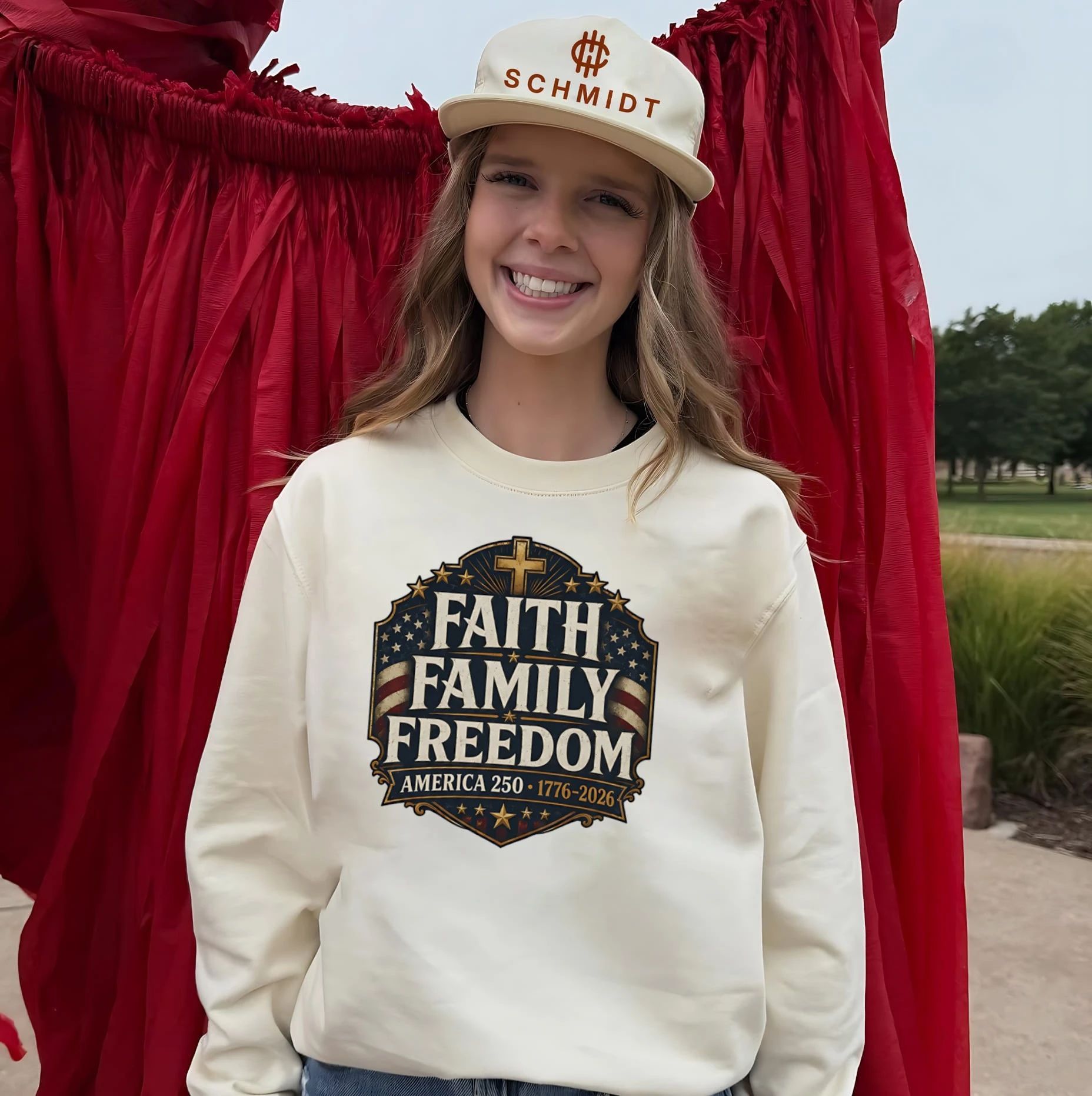 Faith family freedom America 250 1776-2026 shirt