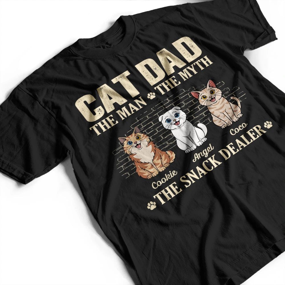 Retro Style The Man The Myth The Snack Dealer - Personalized T Shirt