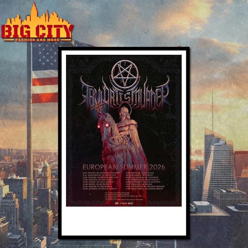 Thy Art Is Murder Year Of The Fire Horse European Summer 2026 Tour Schedule Dates Home Decor Poster Shirt