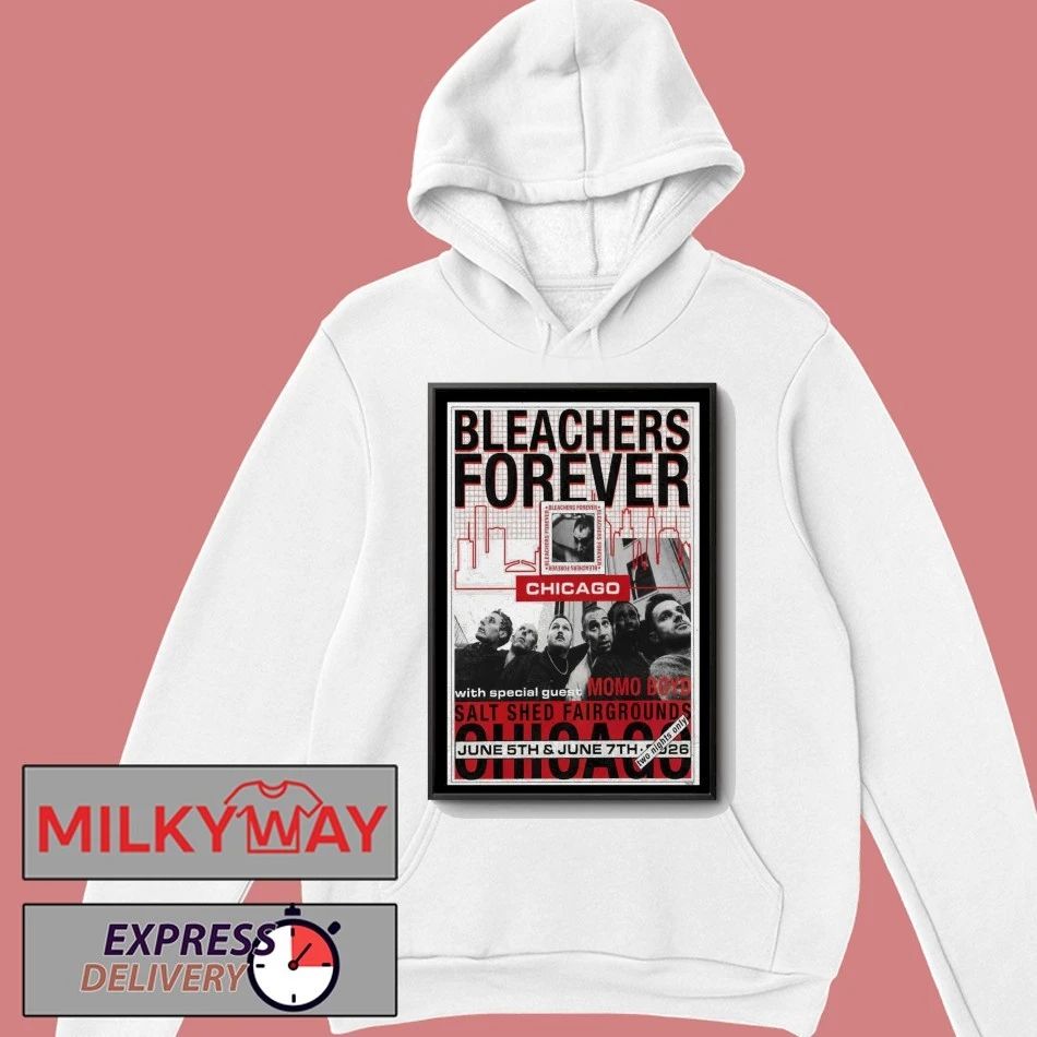 Bleachers June 7 2026 The Salt Shed Outdoors, Chicago, IL Poster shirt