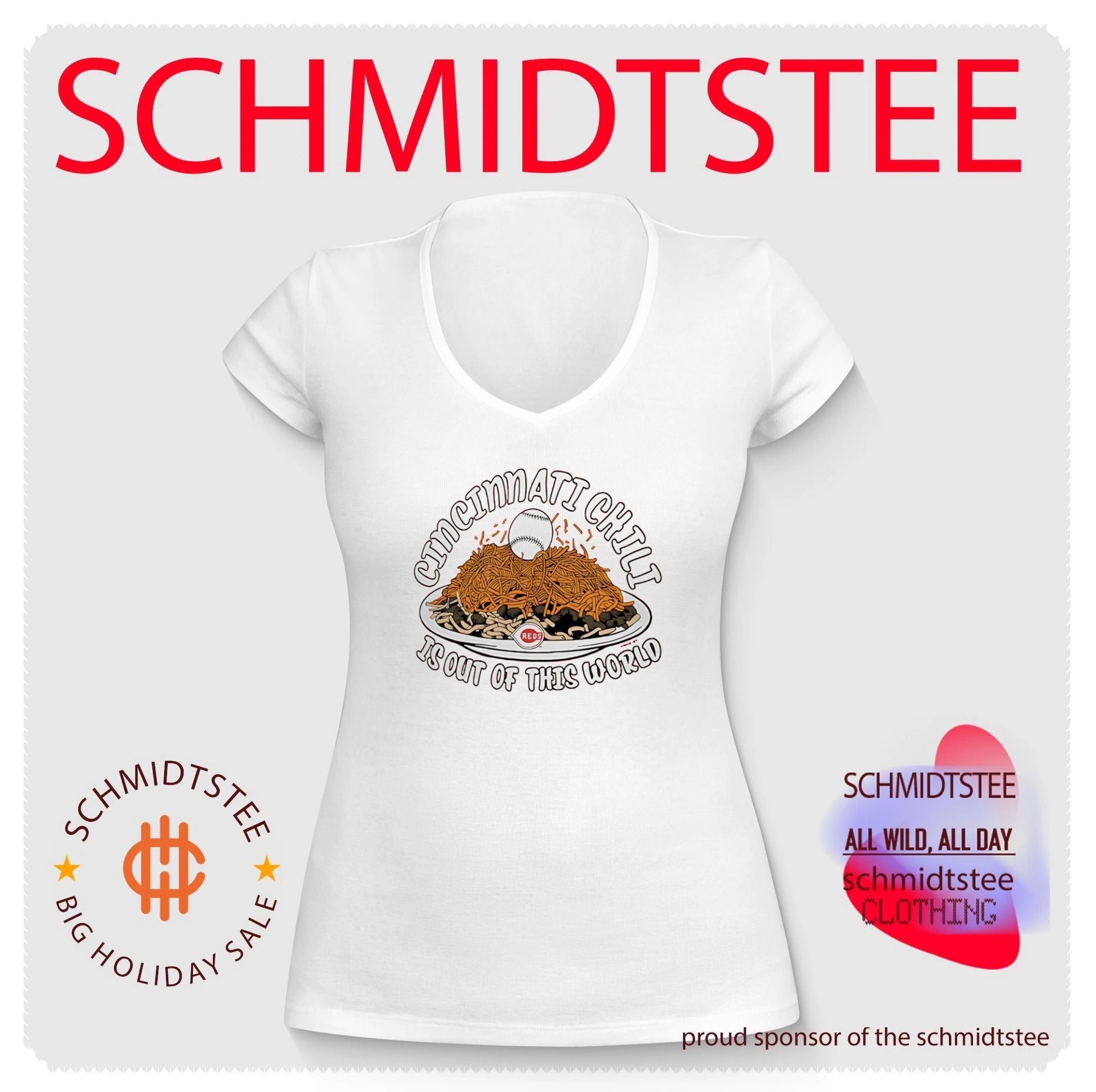 Cincinnati Reds is out of this world food shirt