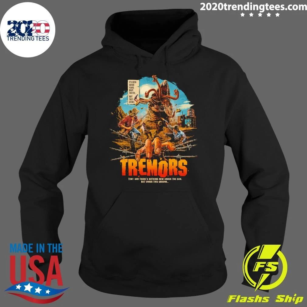 Tremors Monster Tiny And There’s Nothing New Under The Sun But Under This Ground Desert Horror Western Art Tee Shirt