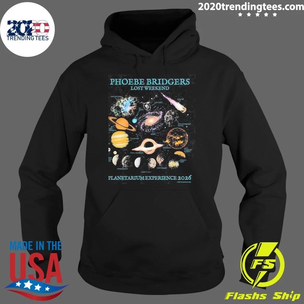 Phoebe Bridgers Lost Weekend Planetarium Experience 2026 Shirt