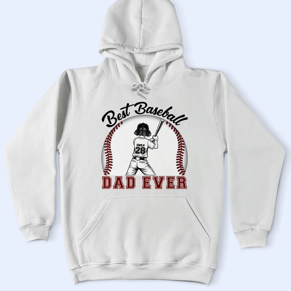 Best Baseball Mom Dad Ever - Personalized T Shirt