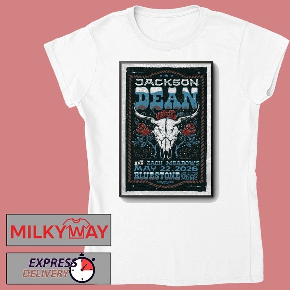 Jackson Dean concert Columbus, Bluestone, May 22, 2026 Poster shirt