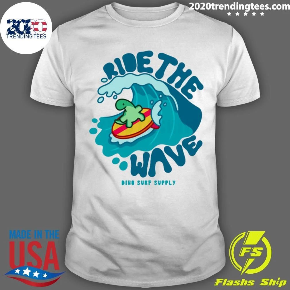 Turtle Ride The Wave Ding Surf Supply Shirt