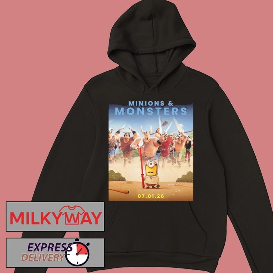 Minions And Monsters Exclusively In Theaters July 1 2026 shirt