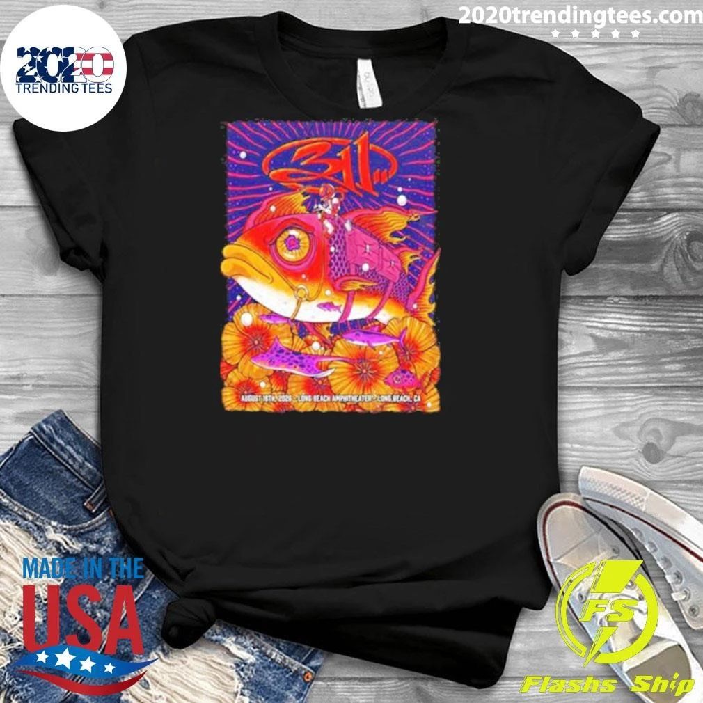 311 Band Long Beach At Long Beach Amphitheater In Long Beach CA On August 18 2026 Shirt