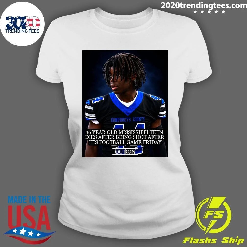 16 Year Old Mississippi Teen Dies After Being Shot After His Football Game Friday Shirt