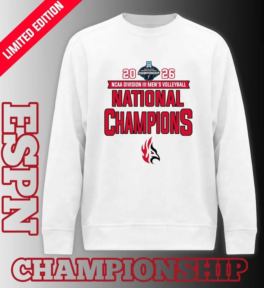 Carthage College Men’s Volleyball 2026 NCAA Division III National Champions T-Shirt