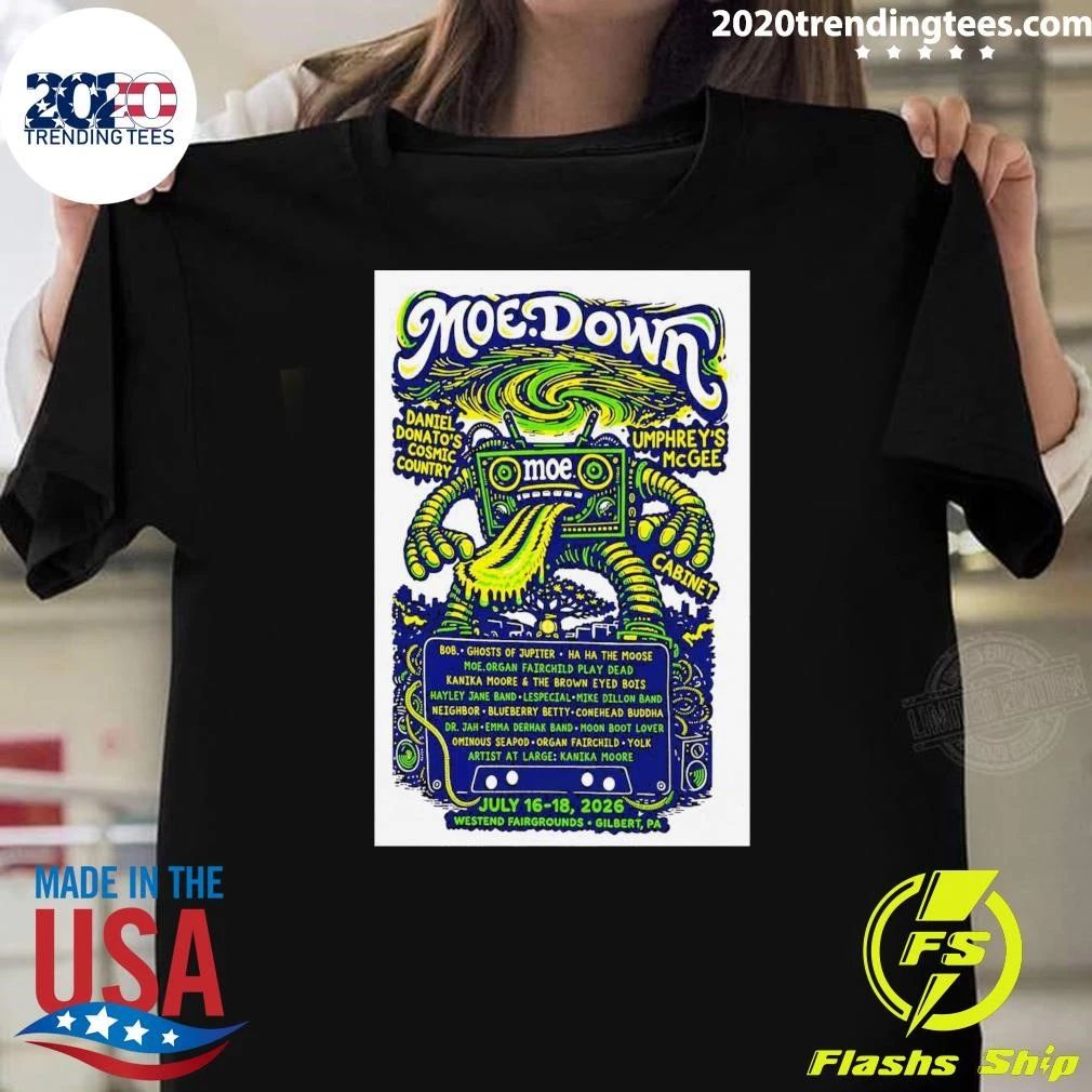 Moe. Pelham Tn 2026 Shirt