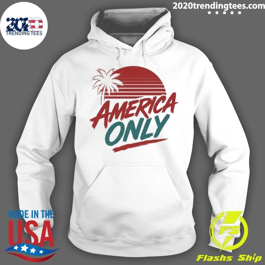 America Only Tropical Sunset Shirt