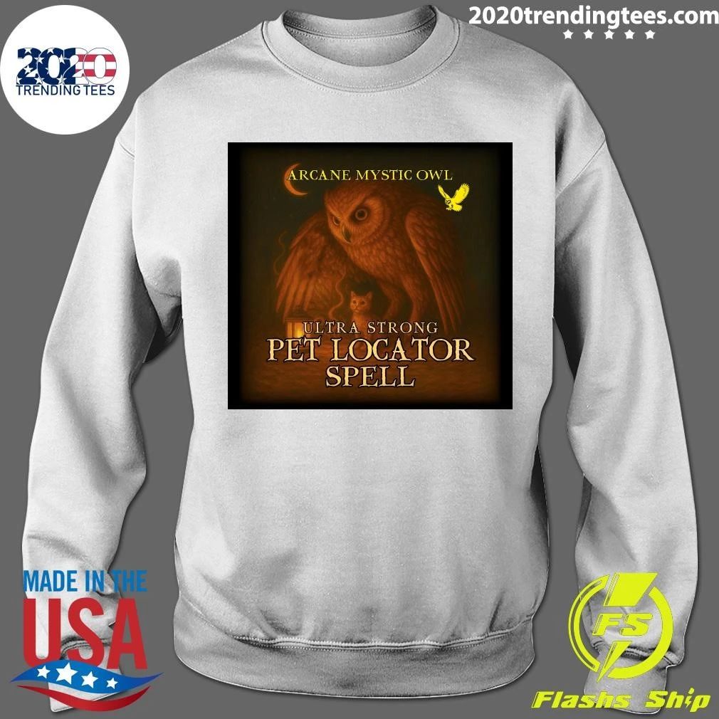 Arcane Mystic Owl Ultra Strong Pet Locator Spell Shirt