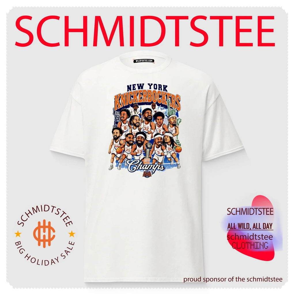 New York Knicks 2026 Champions Knickerbockers caricature shirt