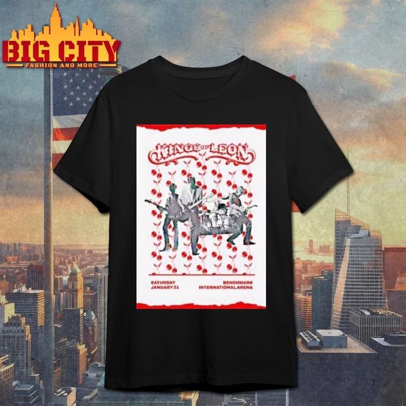 Kings Of Leon Event Tampa Fl On Jan 31 2026 Poster t-shirt
